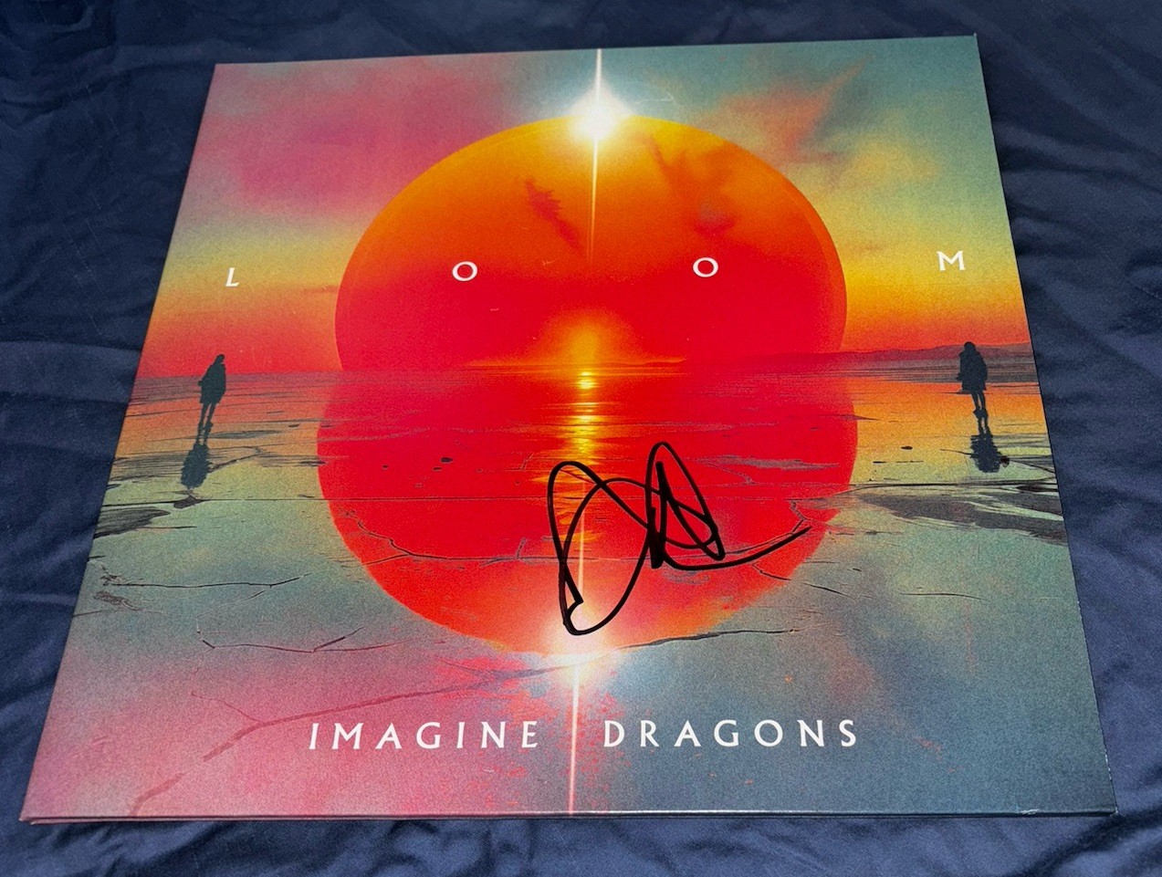 Dan Reynolds Signed Imagine Dragons Vinyl Album Loom