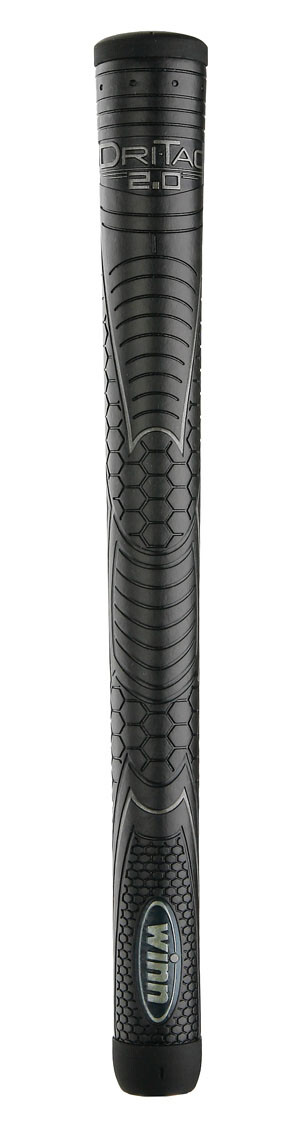 Winn DRI-TAC 2.0 OVERSIZED Jet Black Golf Grip - 72DT-JBK - free shipping