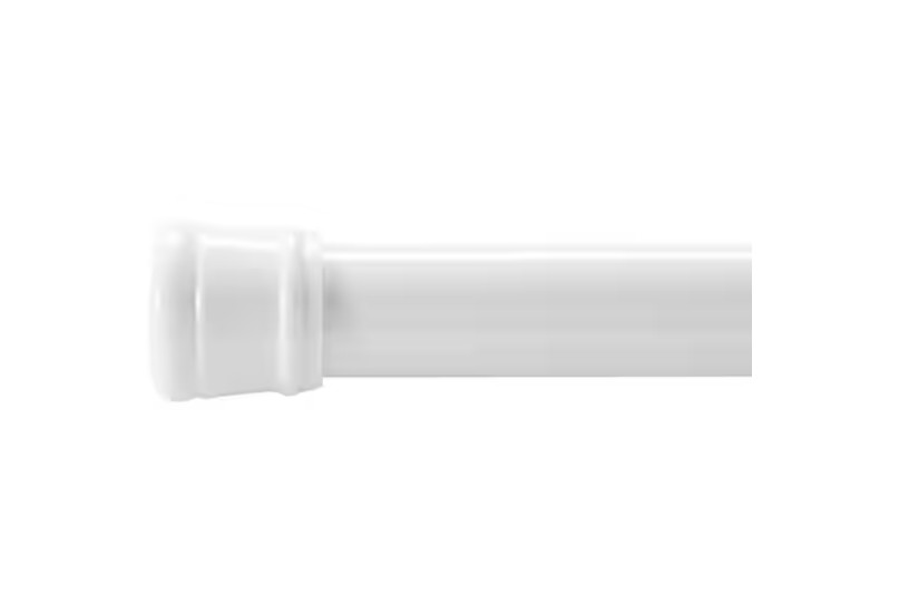 Tension Shower Rod in White 72in