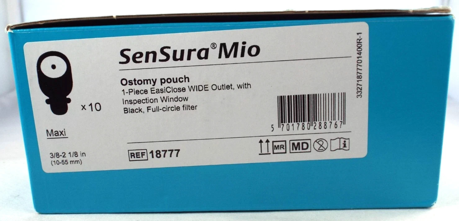 10 COLOPLAST 18777 SenSura Mio Ostomy Pouch EasiClose Wide Outlet Ex 2026-27