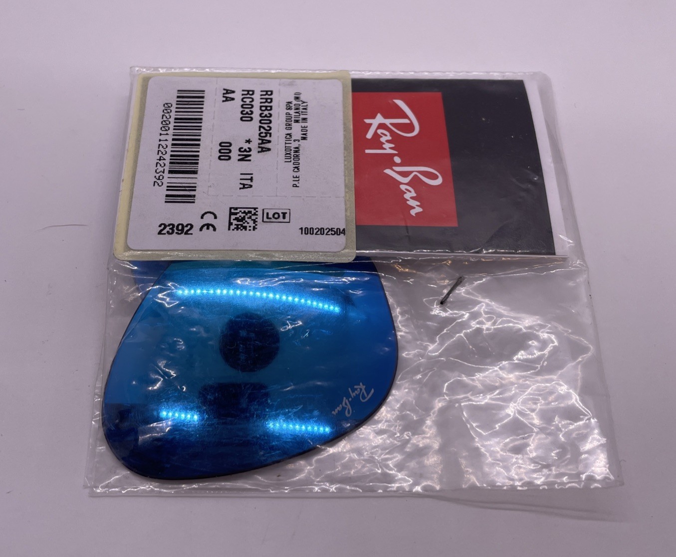 New Authentic RAY-BAN Sunglass Lens Replacements RB3025 Aviator Blue Mirror 55mm