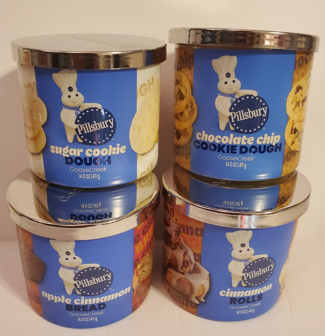 3-Wick Candle Goose Creek Little Debbie or Pillsbury Scents - Choose One