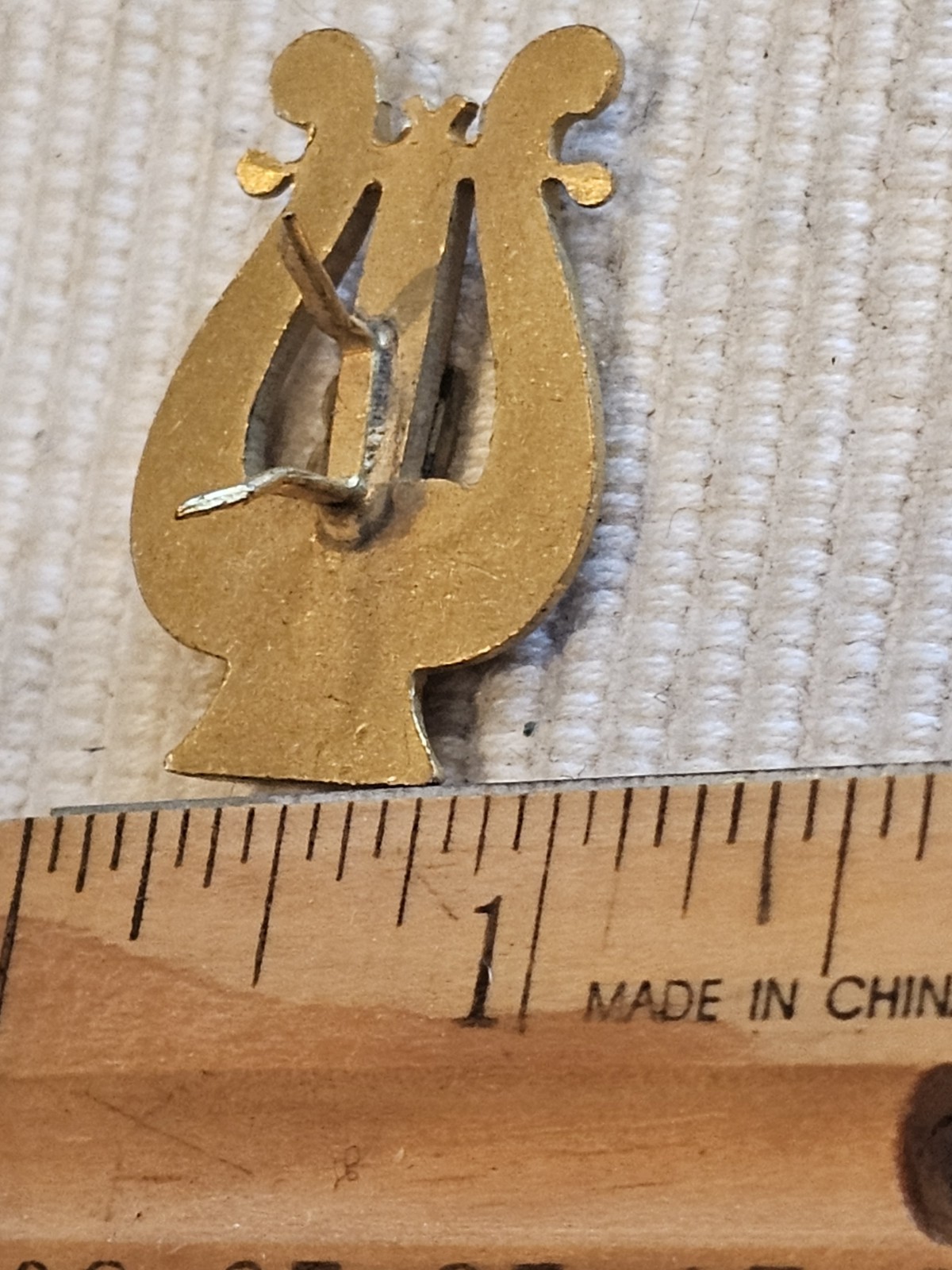 WWI US Army 13th Infantry Regiment Musician Prong Back Badge L@@K!!!