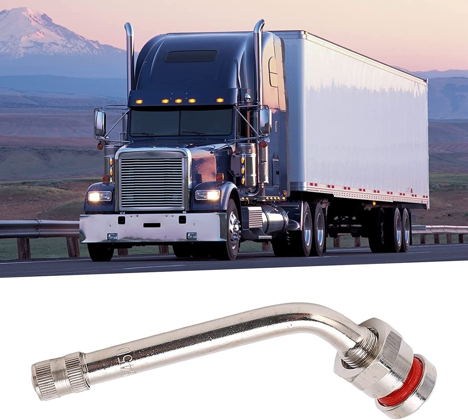 50 Kits New TR545D Truck Tire Valve Stems for New 22.5 & 24.5 Alcoa Aluminum