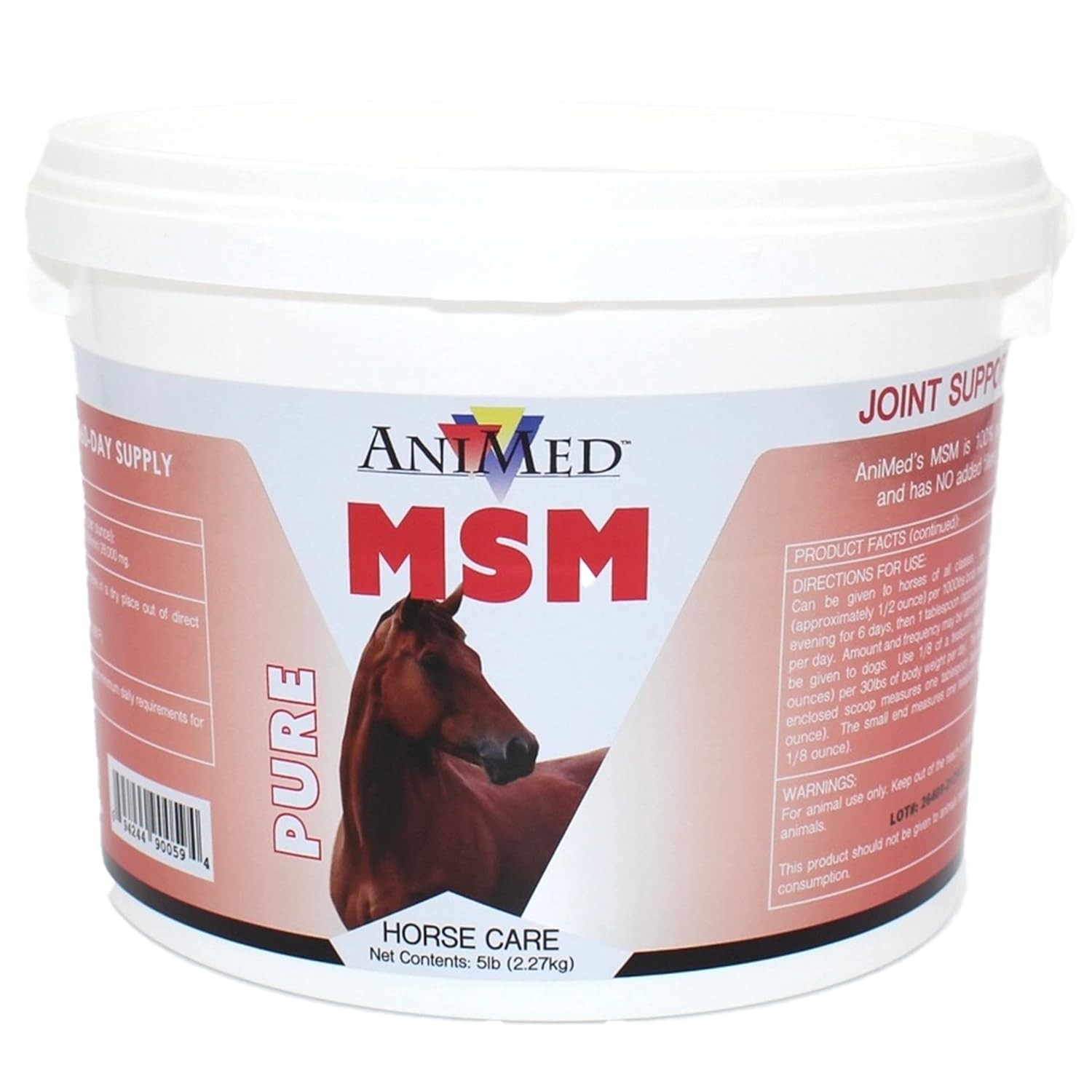 New AniMed MSM 99.9% Pure, 5 lb Free Delivery
