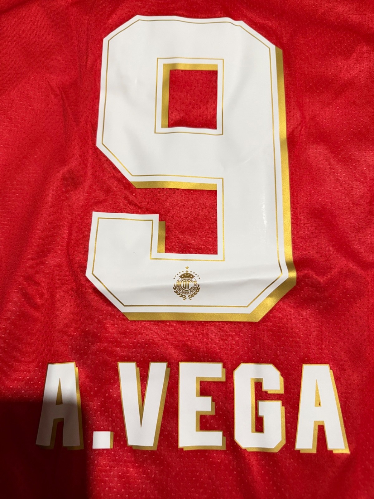 Toluca F.C 2025/26 Alexis Vega BICAMPEÒN Home Red Jersey S-4X PLEASE READ DESCR