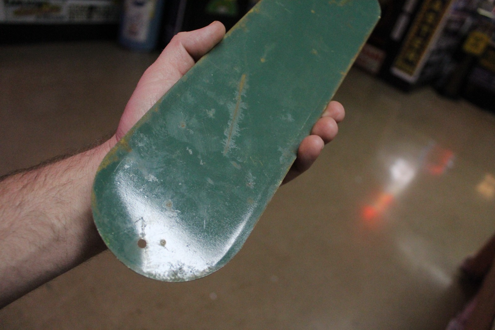 RARE 1950s PRENEZ UN PEPSI COLA STAMPED PAINTED METAL DOOR SIGN POP SODA COKE