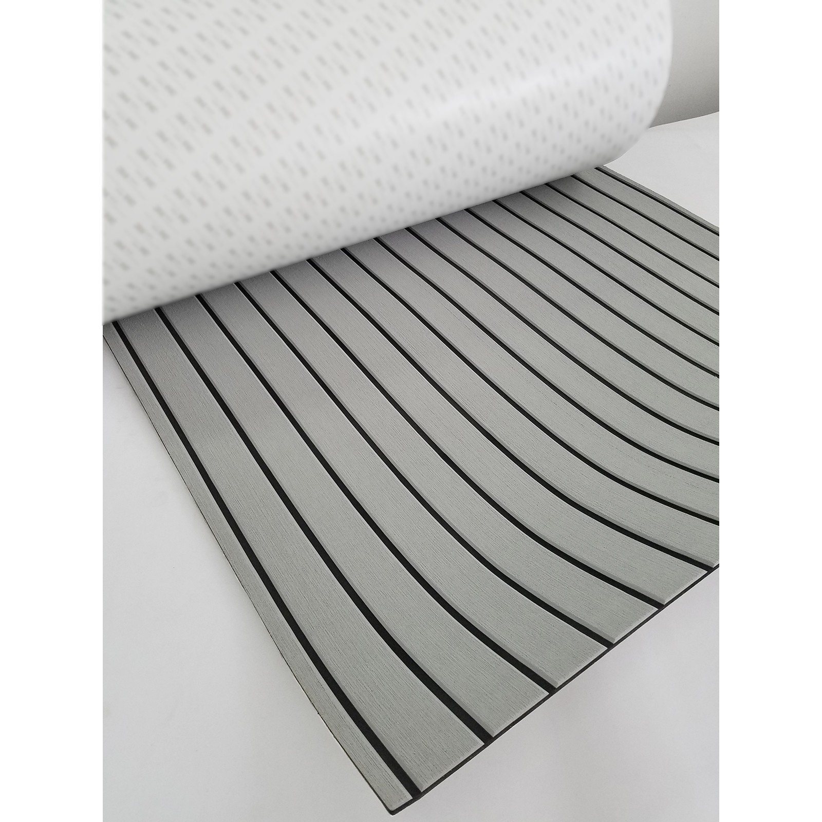 Self-adhesive Boat Flooring EVA Foam Teak Decking for Yacht Pontoon Boat | Gray