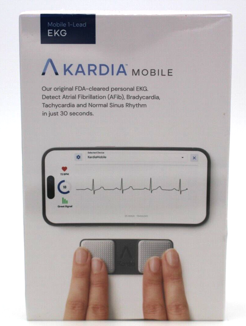 AliveCor KardiaMobile Wireless Personal EKG Monitor (AC-009-UA-DI) - NEW