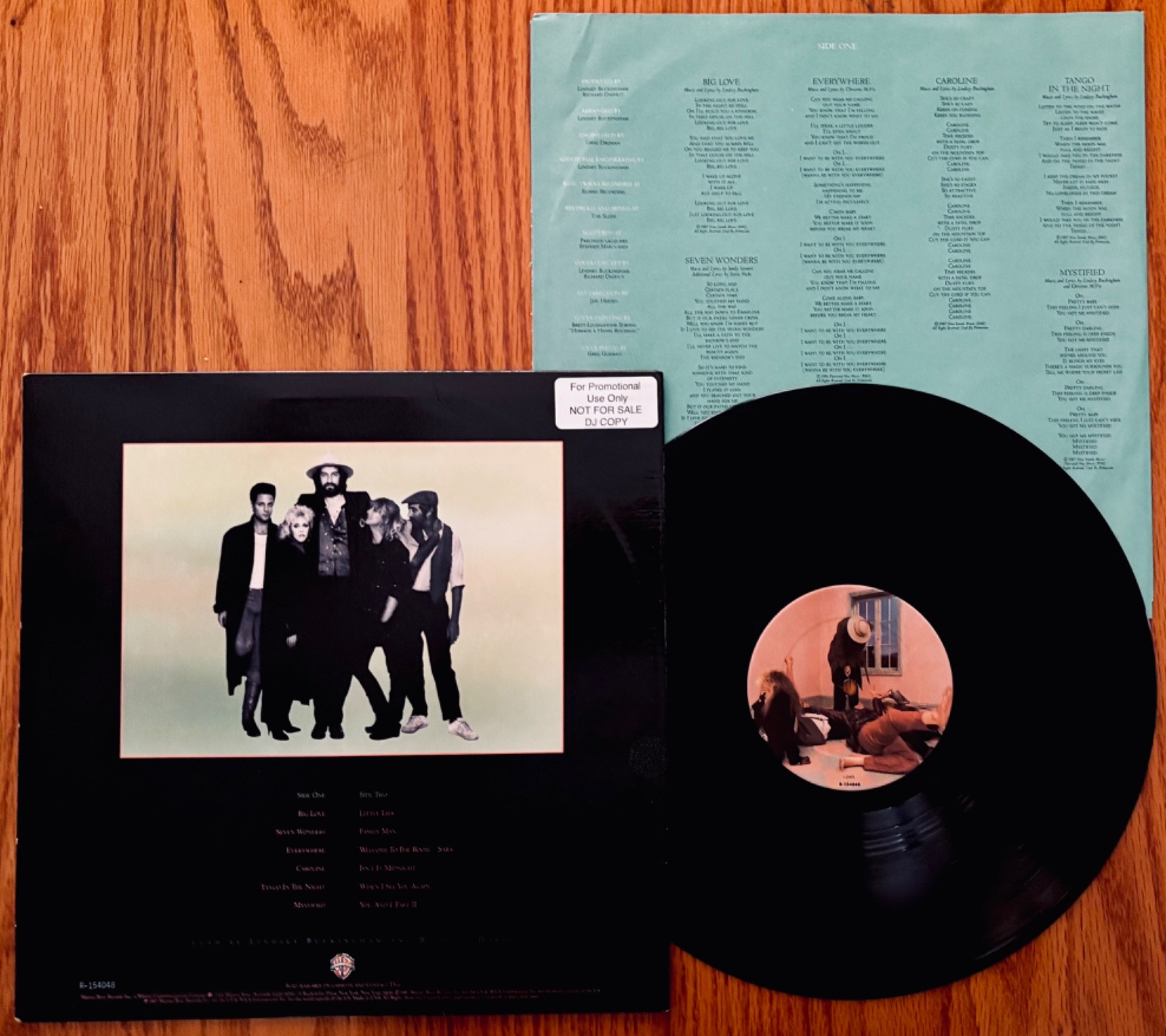 STEVIE NICKS Signed FLEETWOOD MAC - TANGO IN THE NIGHT Promo/DJ Album