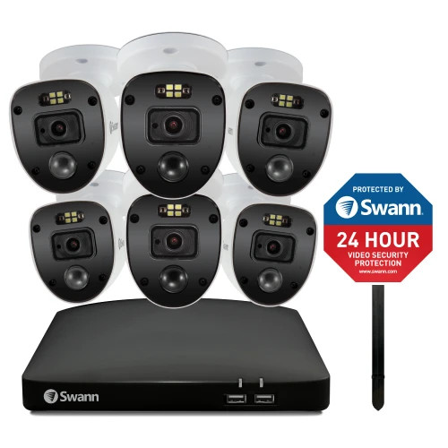 8 Channel H.265+ DVR 1080P HD with 1TB Hard Drive for Security Camera System