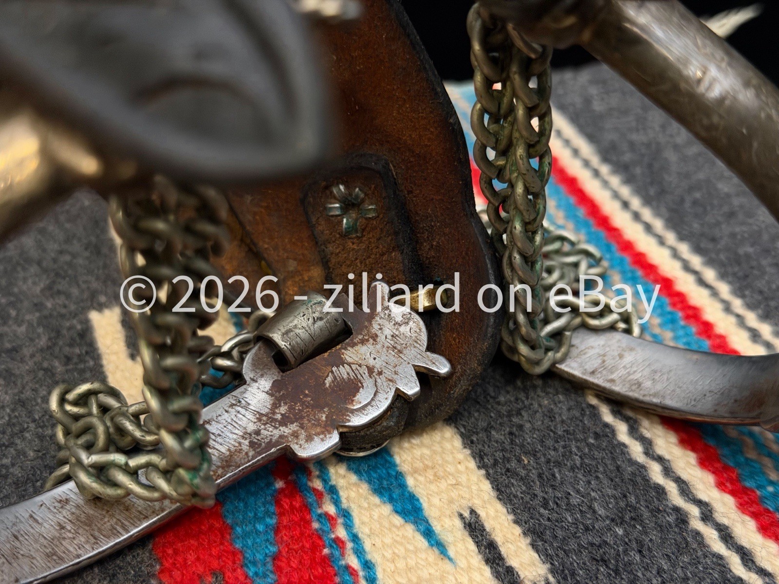ONE OF A KIND California Vaquero Spurs w/ Straps & Silver Tapia Style Conchos