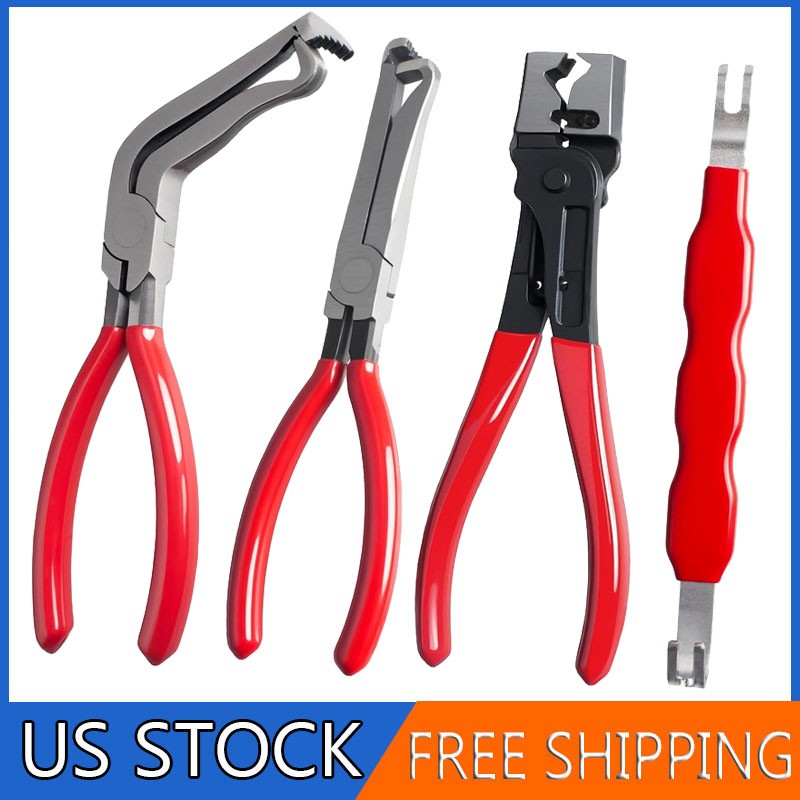 4Pcs Electrical Disconnect Pliers 60° Automotive Electrical Connector Separator