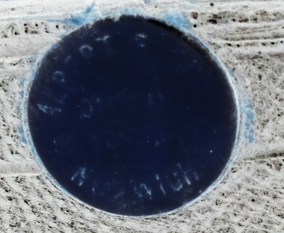 Antique European 'High Life' Drop Plate 3 1/4 x 4 1/4 Detective Camera