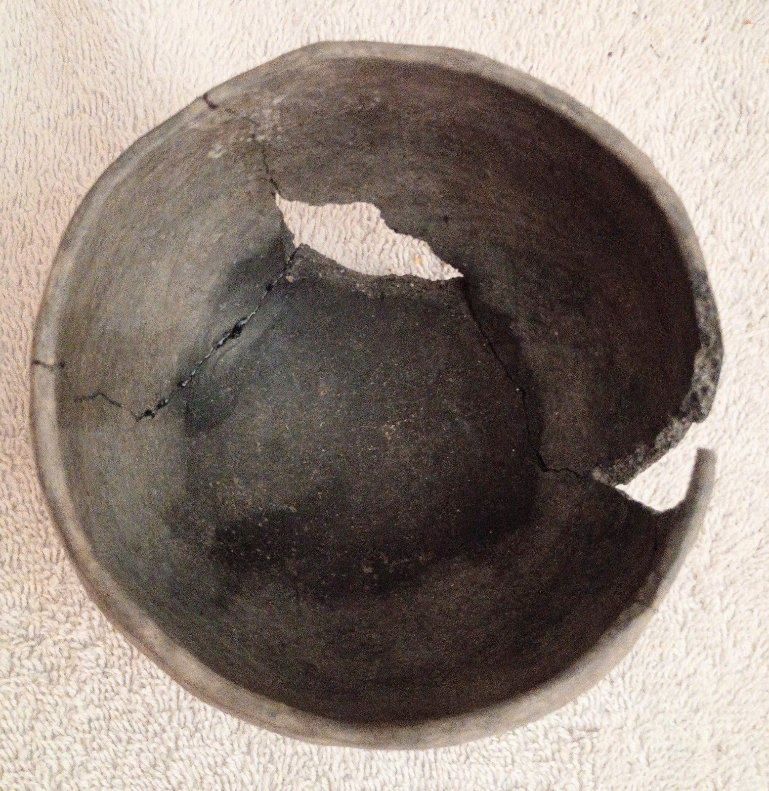 Great Antique Ancestral Pueblo Red Ware Pottery Bowl