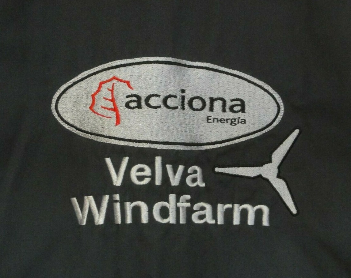 Red Kap Coveralls Acciona Velva Windfarm Logo Turbine Wind Farm Power Size 50-RG