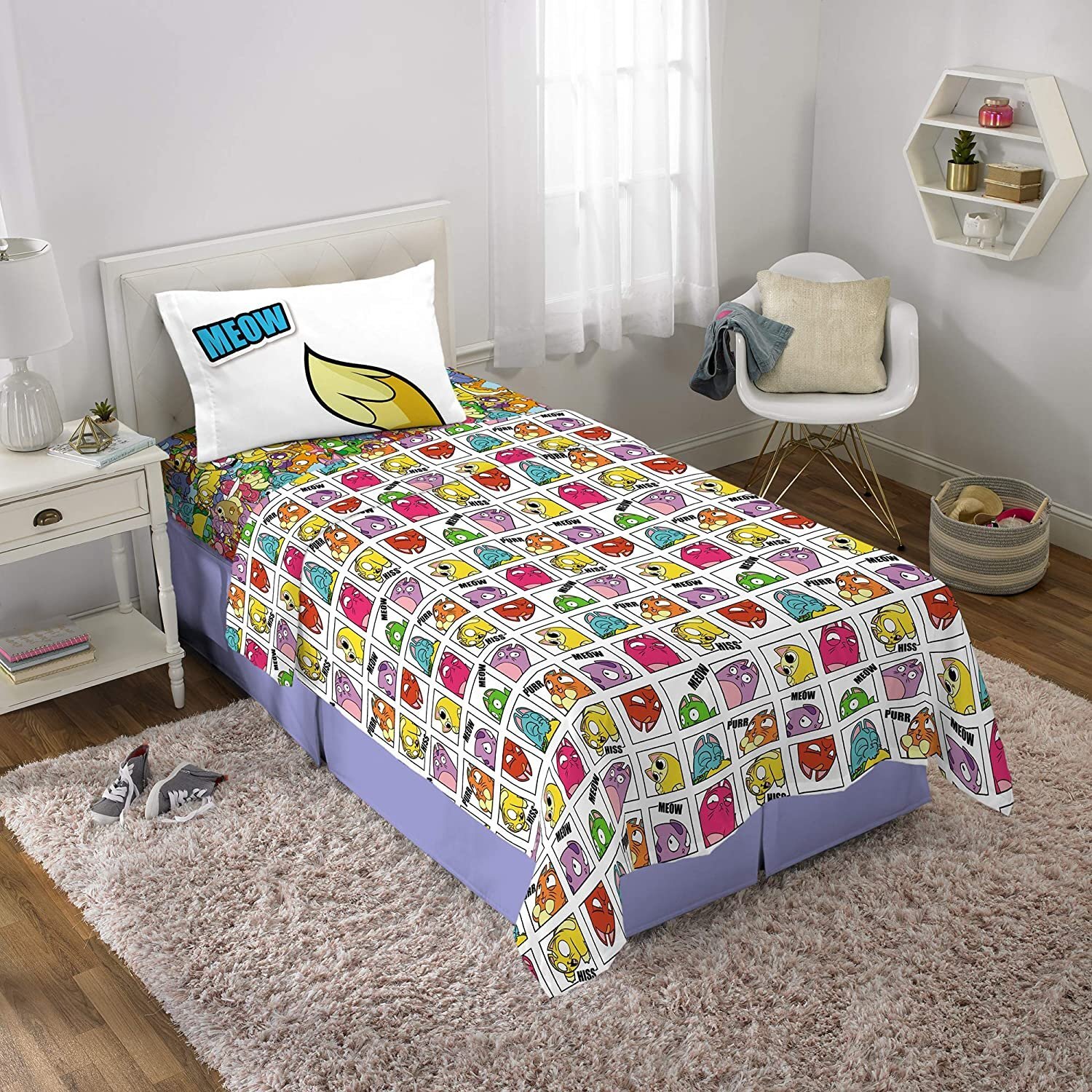 Franco Kids Hasbro Lost Kitties Twin Sheet Set