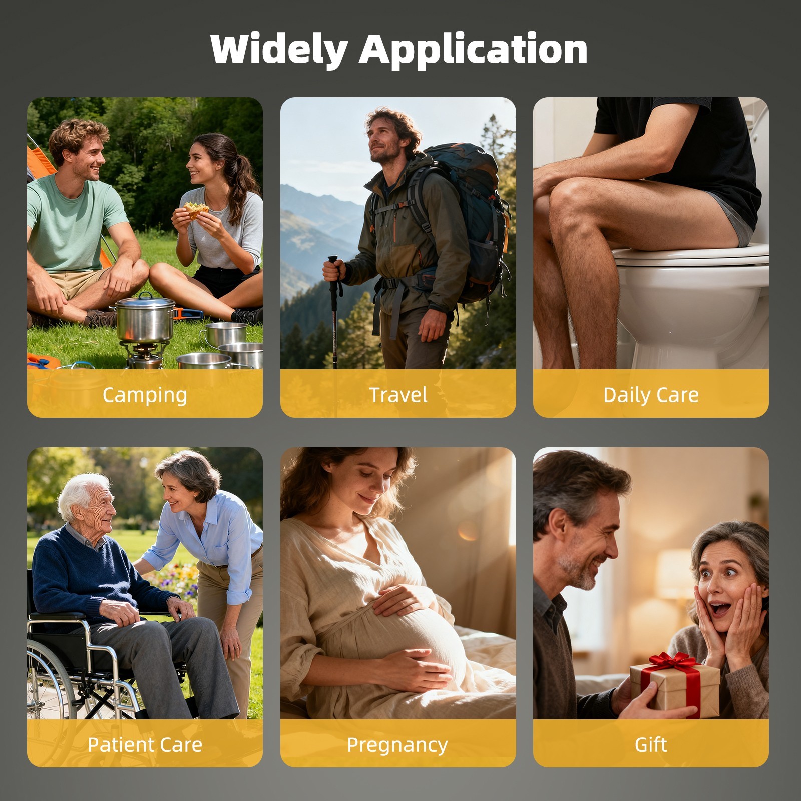 Portable Bidet for Travel High Pressure Electric Handheld Bidet Sprayer 4 Modes