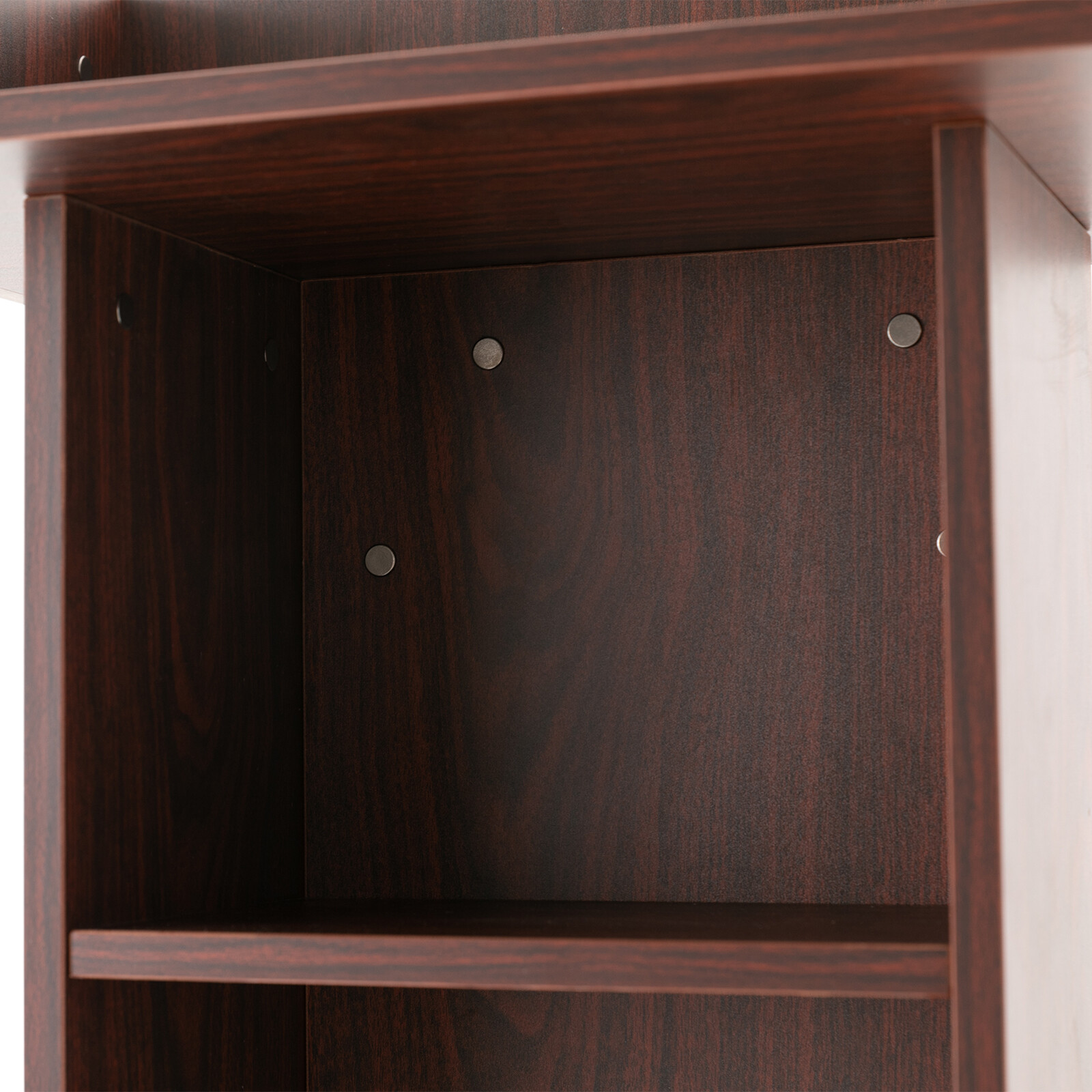 Wooden Portable Presentation Standing Movable Desk for Classroom Church W/Wheels