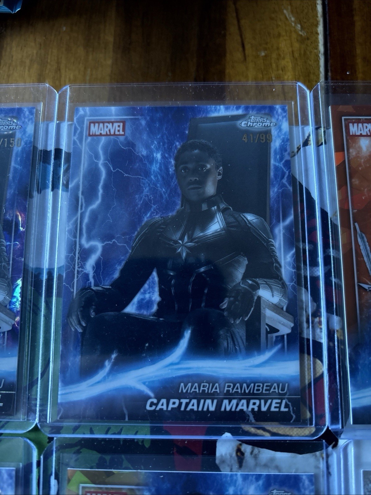 2025 Topps Marvel Chrome/sapphire Numbered Cards Lot