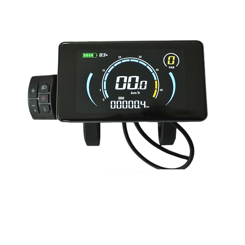 E-Bike Display 24V-72V LCD Colour Display Power Speed PAS Gear Control with NFC