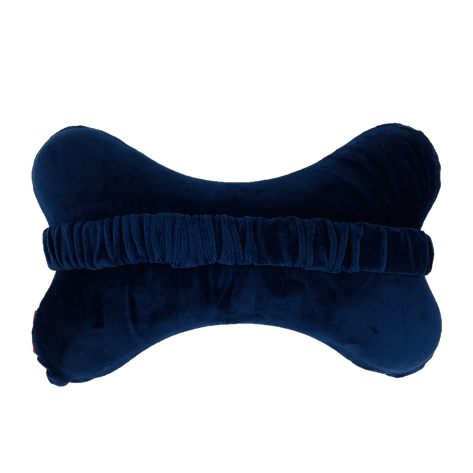 12x7.5x4 Bone Pillow Neck Head Rest Memory Foam Travel Trip Posture Support Navy