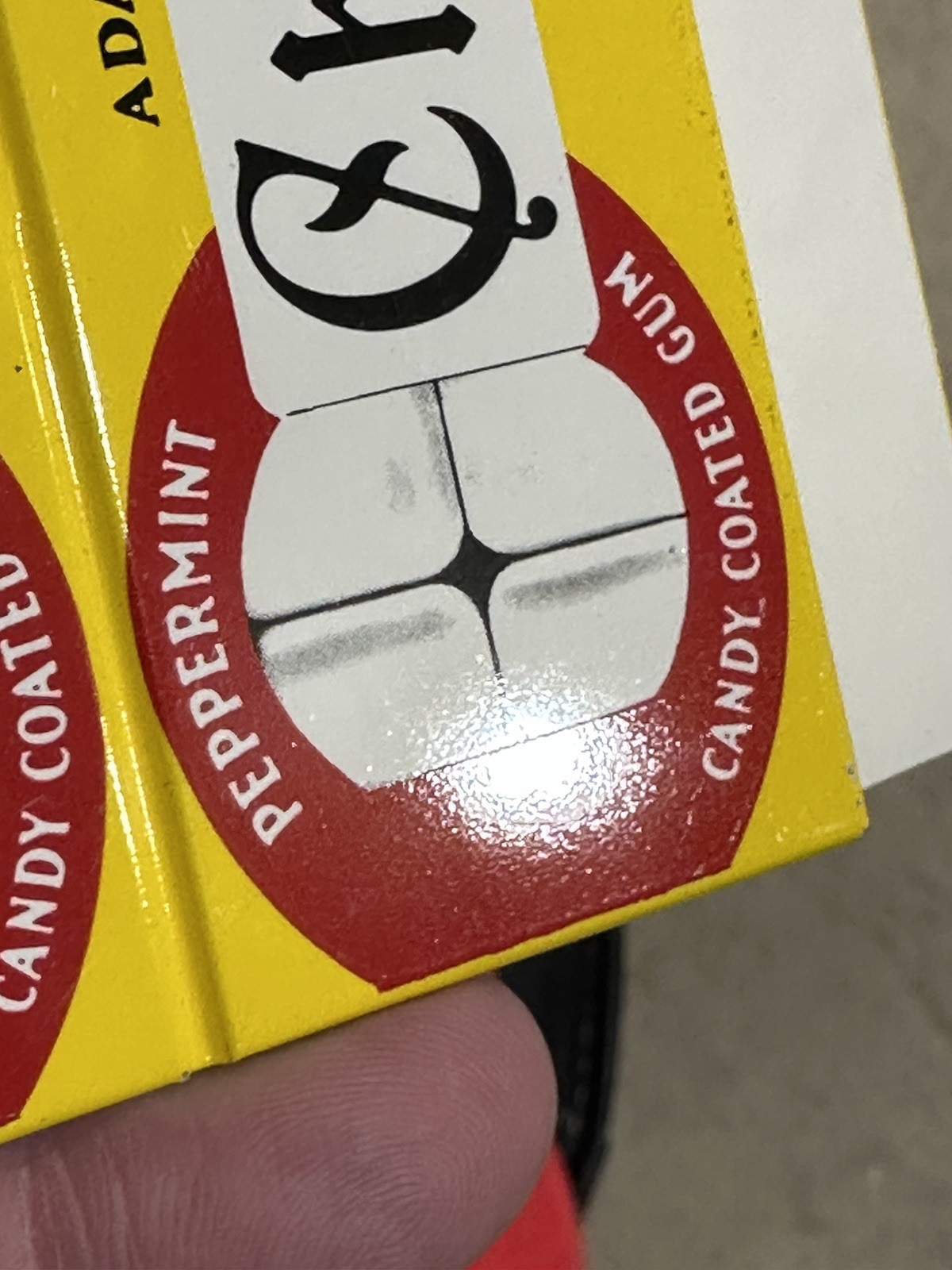 NOS 1960’s Chiclets Chewing Gum Metal Sign Store Display Rack Advertising 60’s