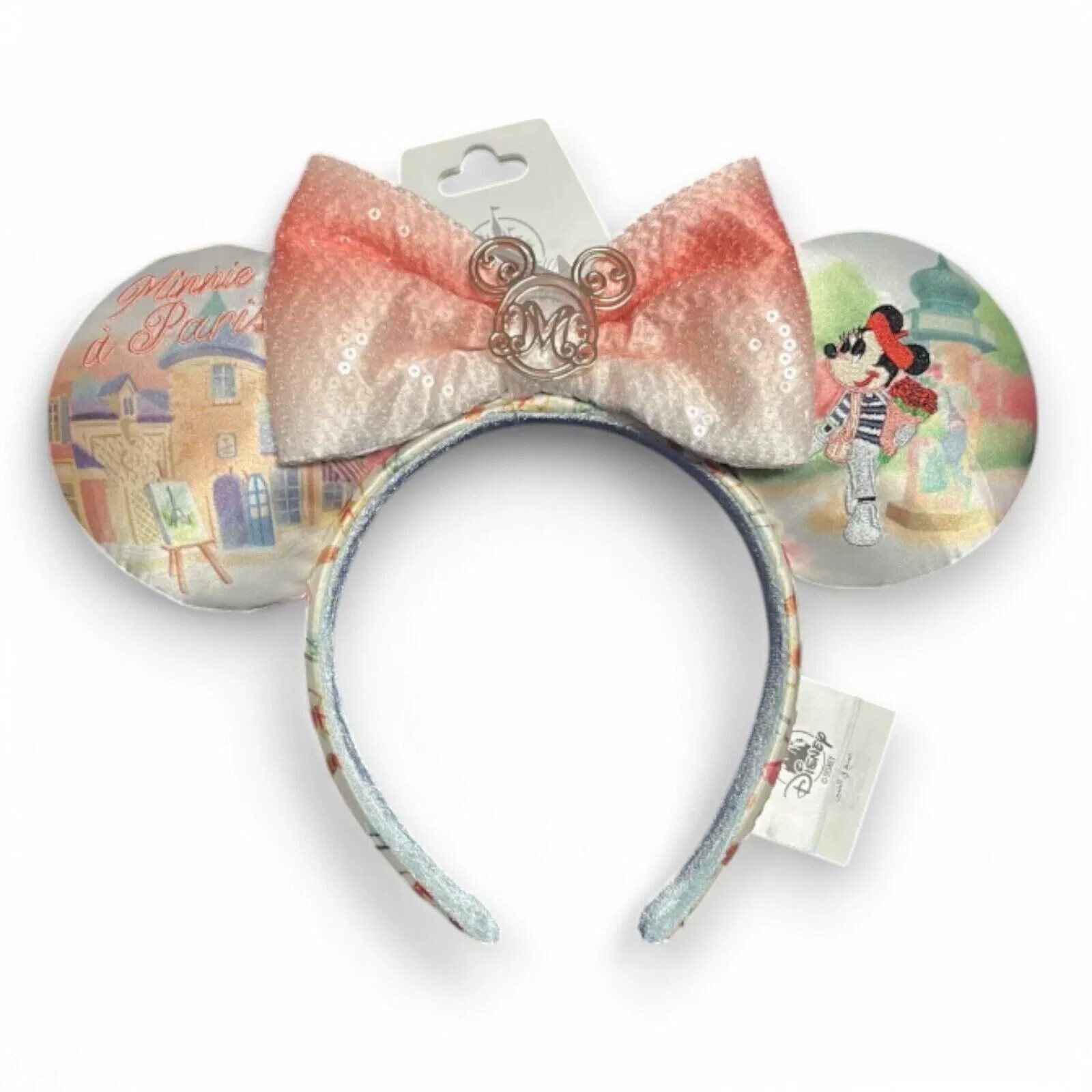 Disney Parks Epcot France World Showcase Minnie Mouse Ears Paris Headband 2025