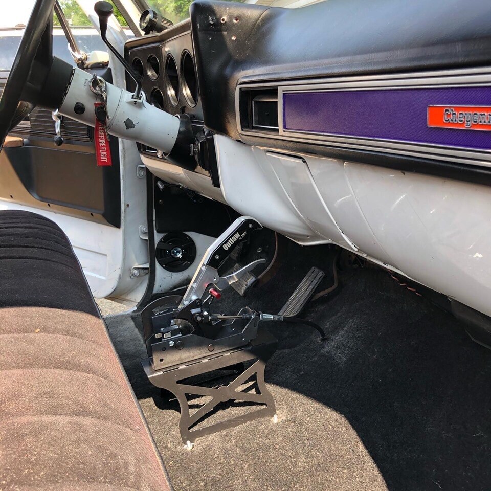 Sheldon Machine 5 in. Tall Tunnel Mount Shifter Stand | B&M, Hurst, TCI, etc.