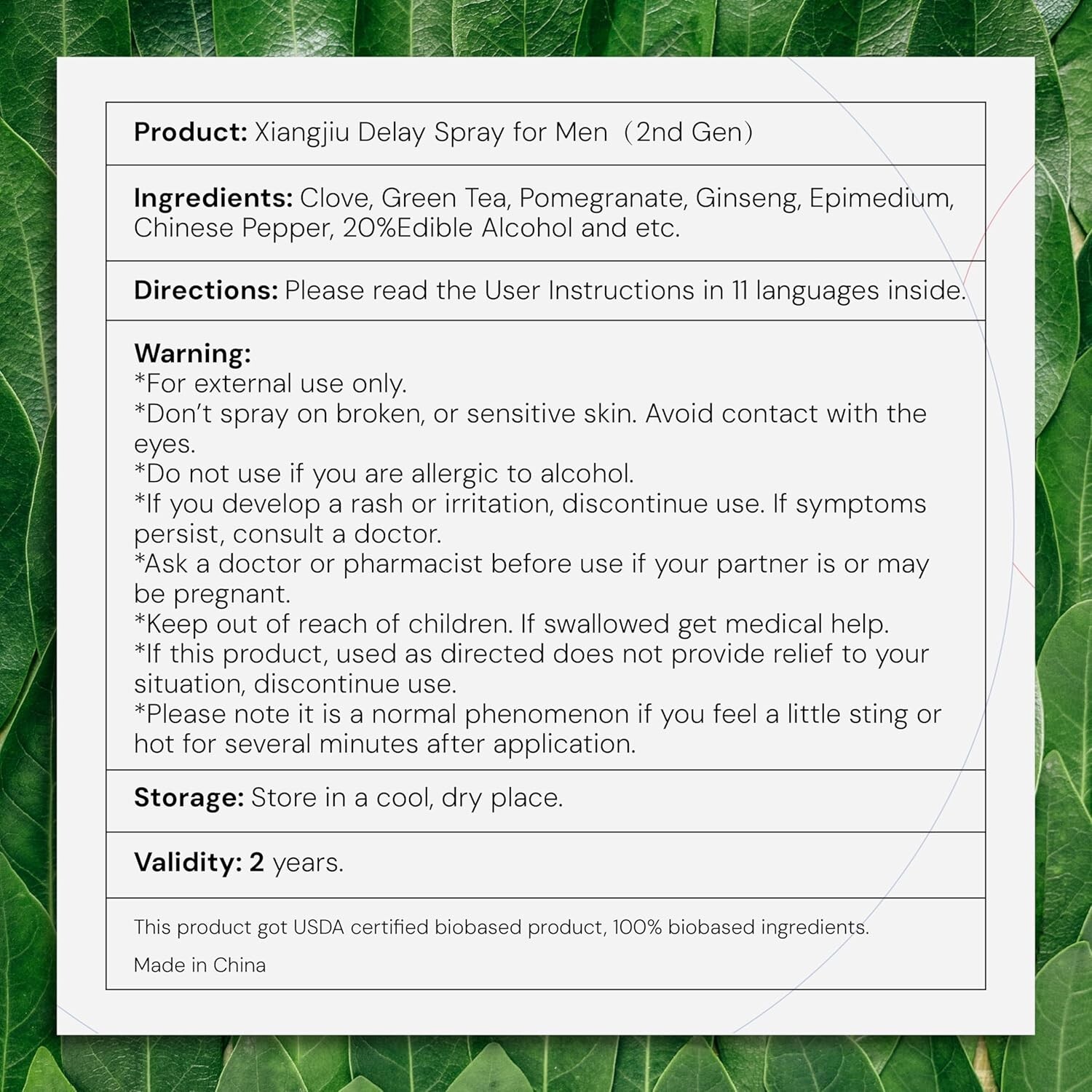 Delay Spray for Men Longer Sex, Delay Ejaculation for Men 2nd Generation, 6ML