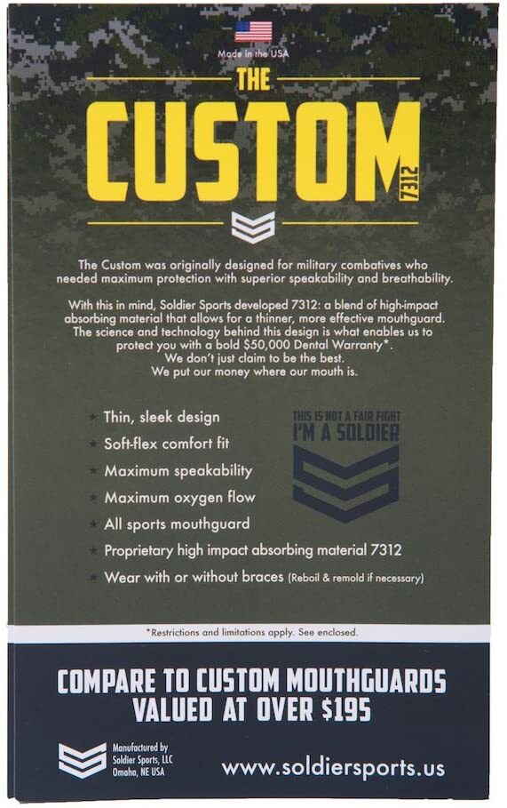 Soldier Sports White Fang And Camo Mouthguard 2-Pack