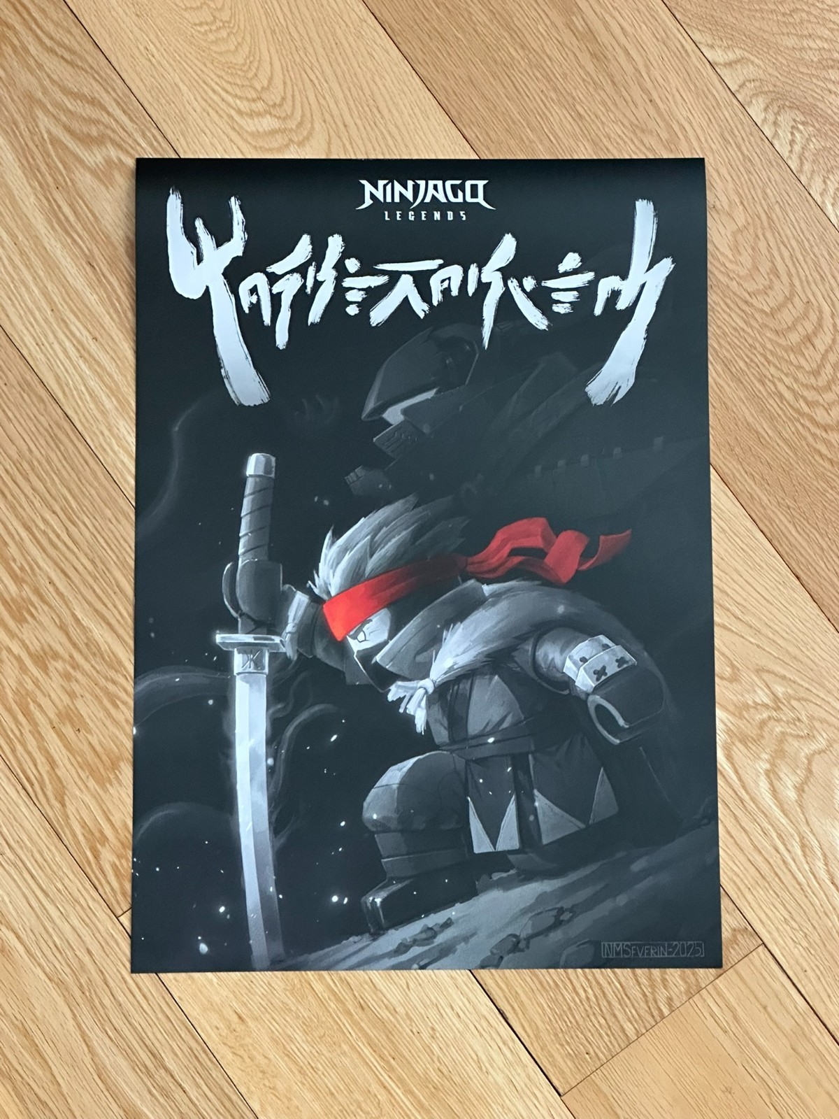 Brand New SDCC 2025 LEGO EXCLUSIVE NINJAGO Legends POSTER  16.5X12 RARE