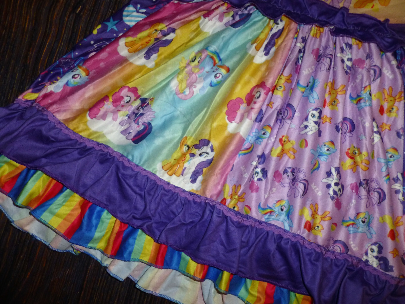 NEW Boutique My Little Pony Girls Sleeveless Ruffle Dress