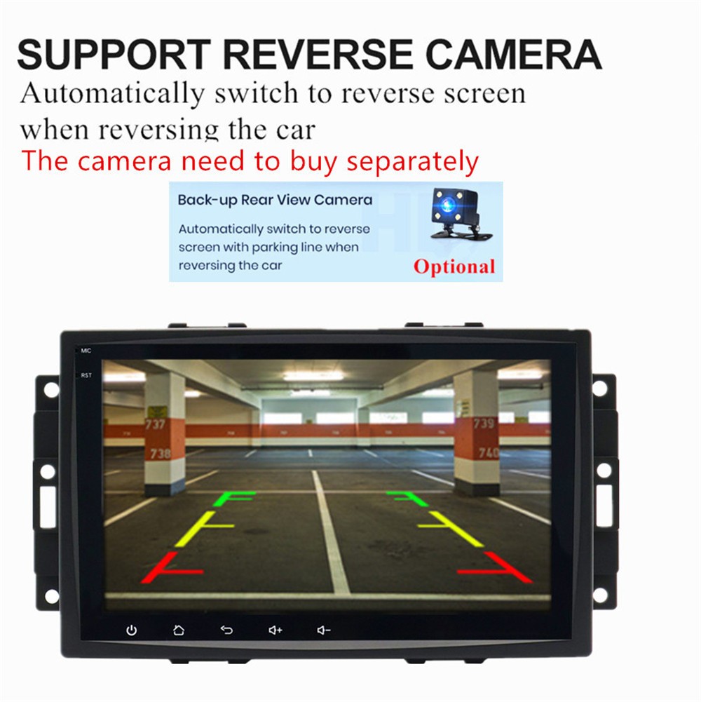 Touch Screen Car MP5 Player Mirror Link SWC USB Fit For 2006-2010 Dodge Caliber