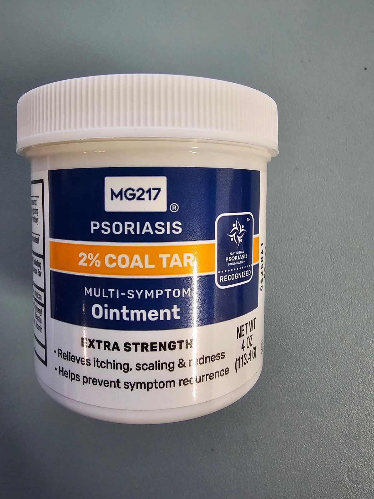 MG217 2% Coal Tar Ointment for Psoriasis Extra Strength Multi Symptom Relief 4oz