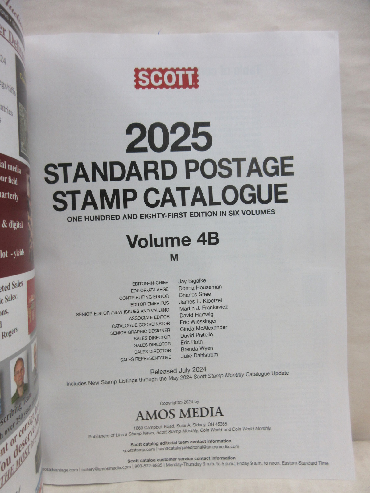 2025 Scott Standard Postage Stamp Catalog Volume 4 A/B Worldwide Countries J-M