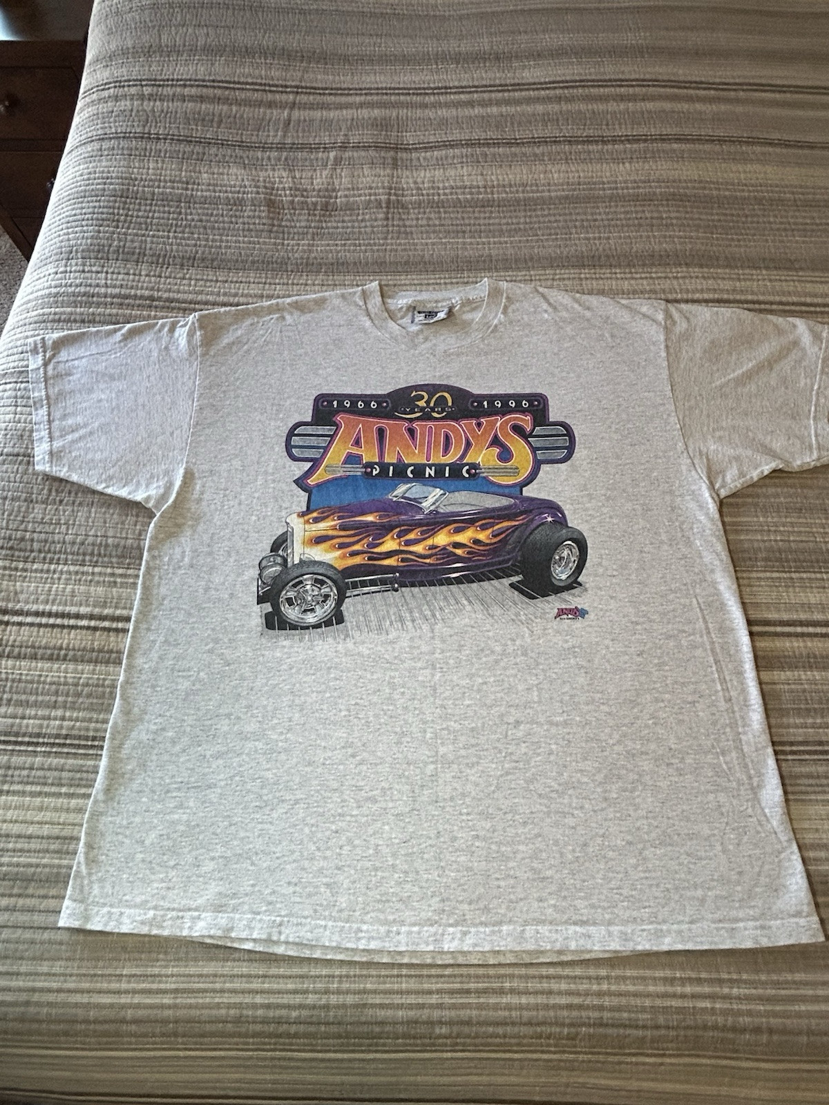 Vintage Andy’s Picnic 30 Years “End of An Era!” T-Shirt XXL