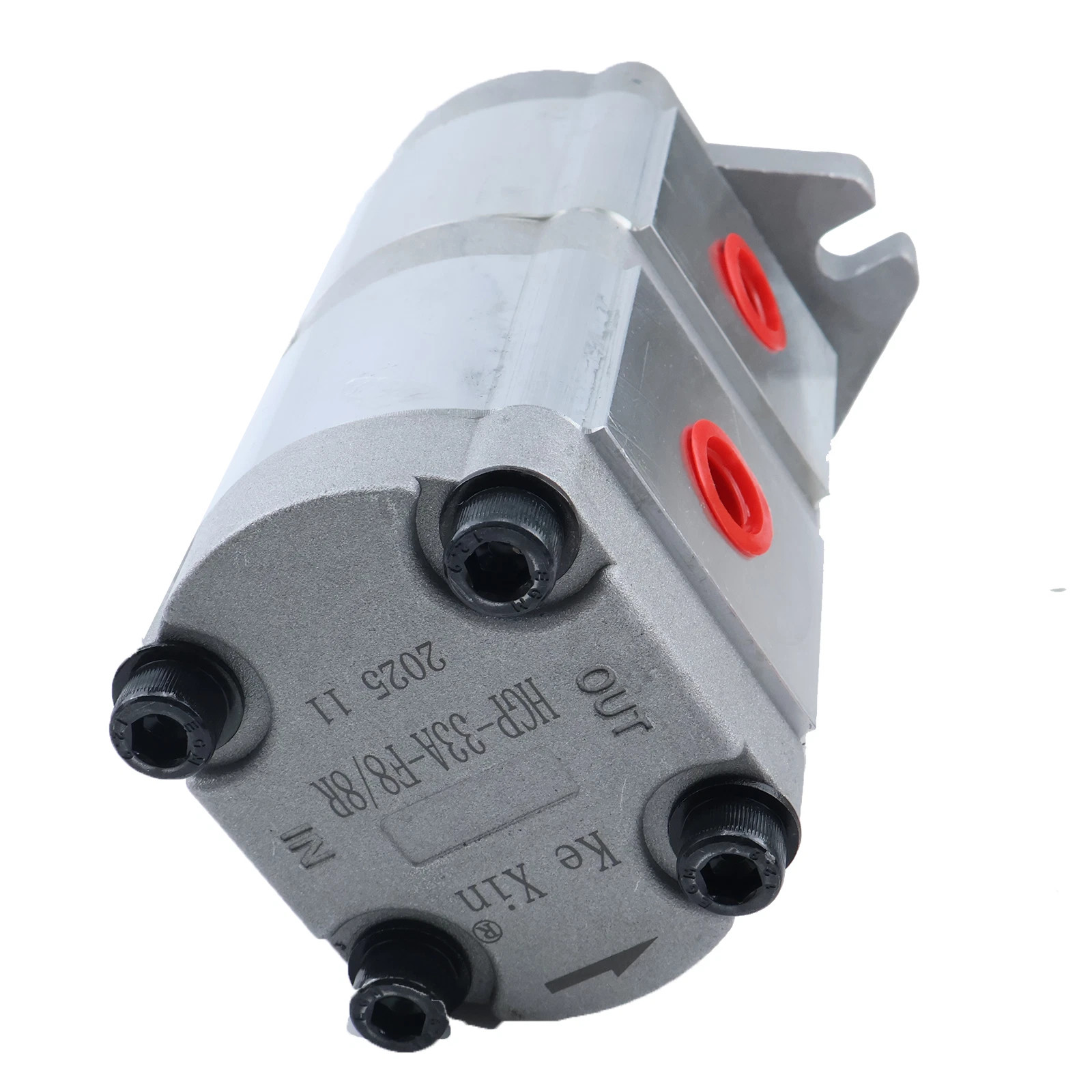 Hydraulic Tandem Double Gear Pump HGP-33A-F8/8R Excavator Loader Shaft 19.05mm