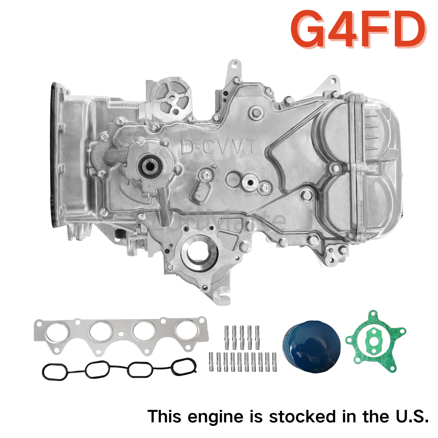 G4FD 1.6L Engine Assy Long Block 1591CC GAS For Hyundai Kia Rio Soul 2012-2019