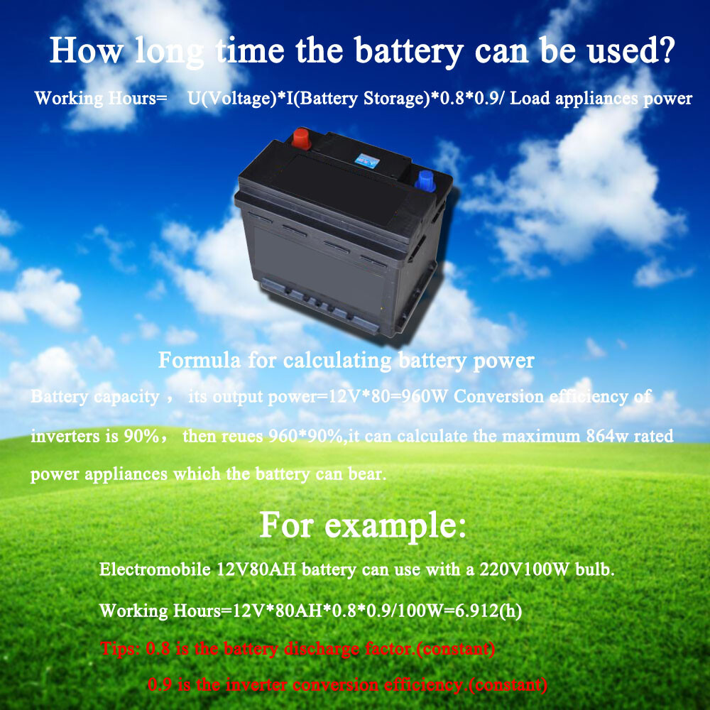 2500W Power Inverter 12V/24V/48V DC to 110V 120V AC 60HZ Pure Sine Wave From US