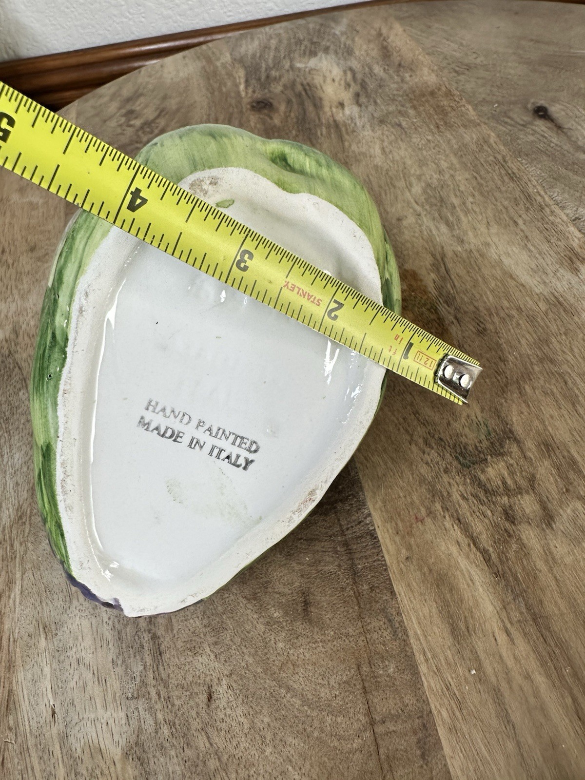 Artichoke Vase Bottle Ceramic Vegetable Decor Italian Majolica