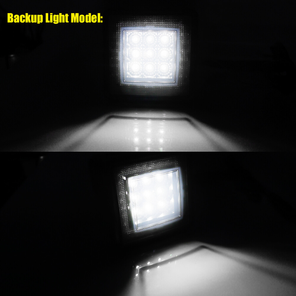 LED Run/Brake/Reverse Towing Hitch Cover Light for Class III 2" Trailer Receiver