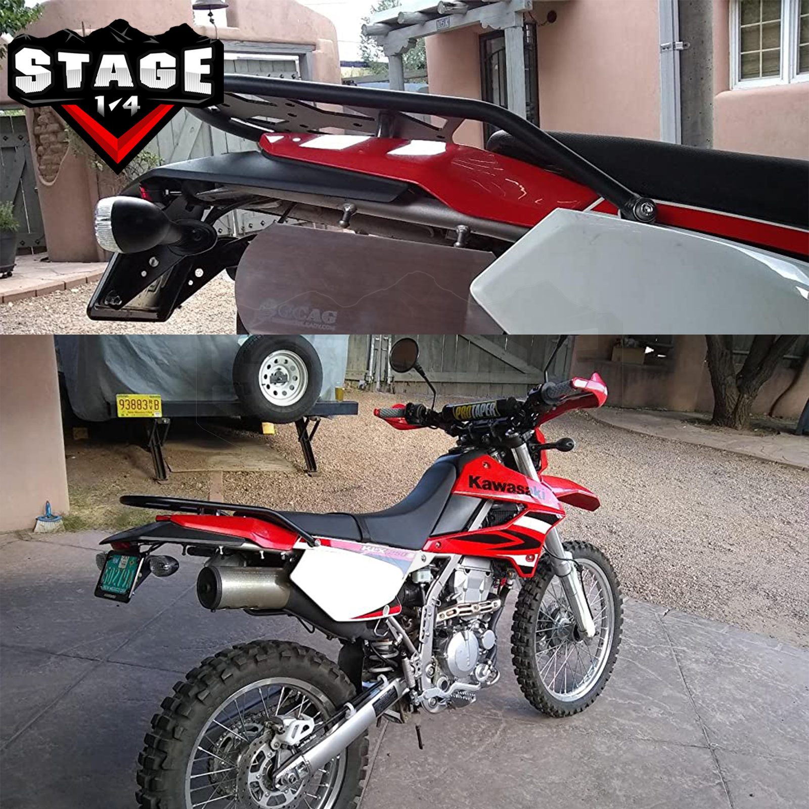 MOFUN For 2020-UP Kawasaki KLX300 KLX300R KLX300SM Rear Tail Luggage Rack Cargo