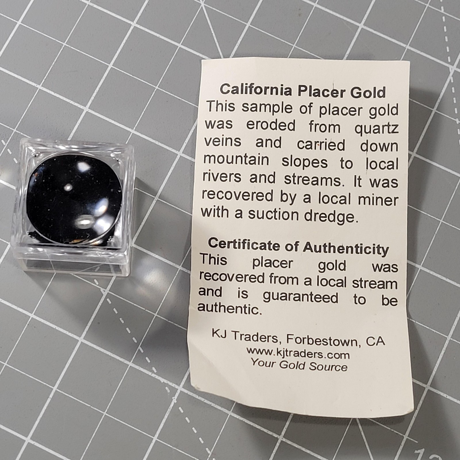 Gold Flake Nuggets California Placer Vials Old Sacramento CA Souvenir Lot 3