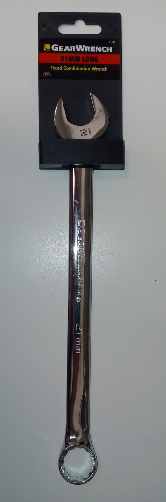 Gearwrench 81678 21MM Long Pattern Combination Wrench