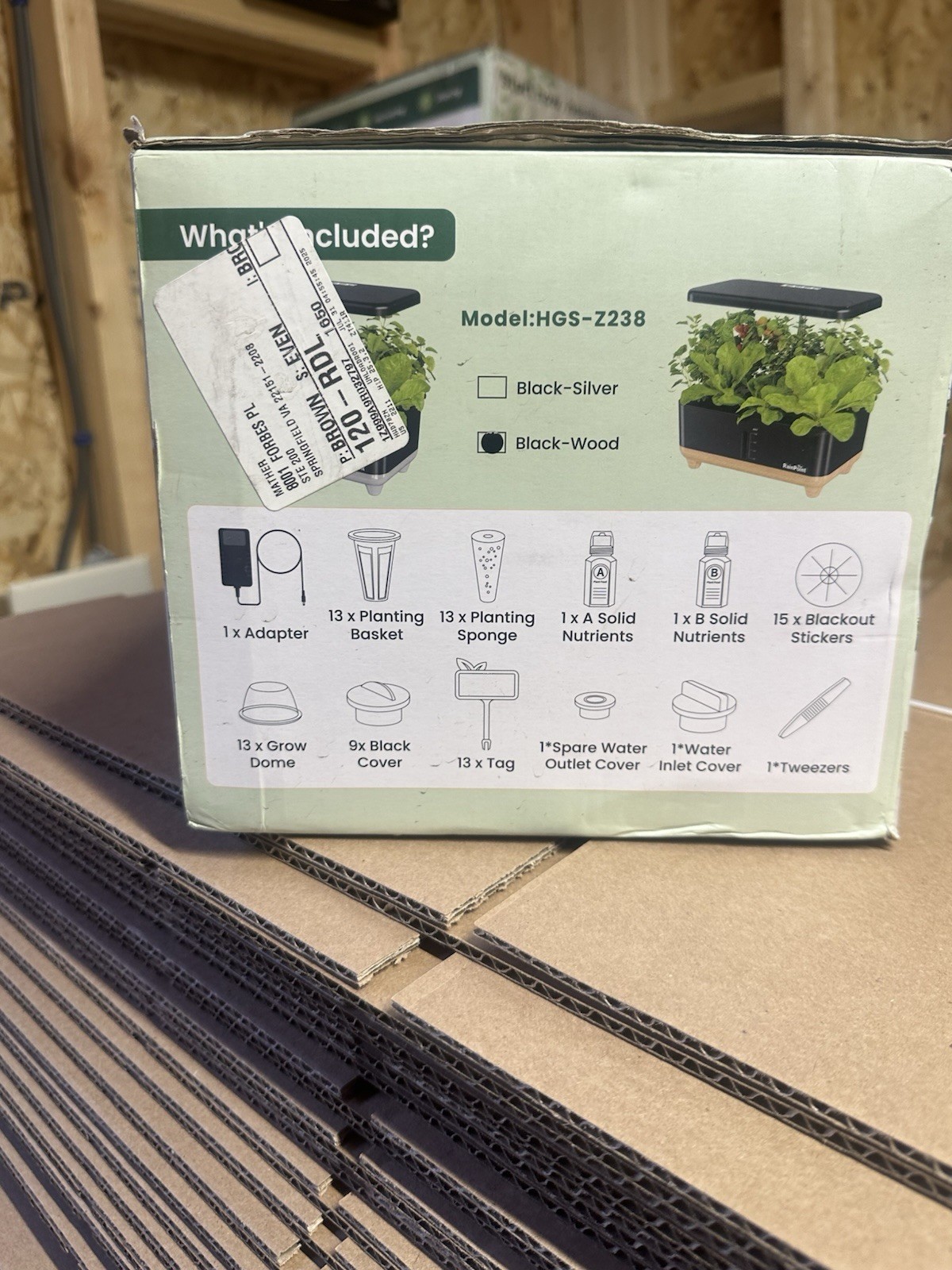 RAINPOINT Indoor Hydroponics Growing System13 Pods Hydroponic Garden Open Box