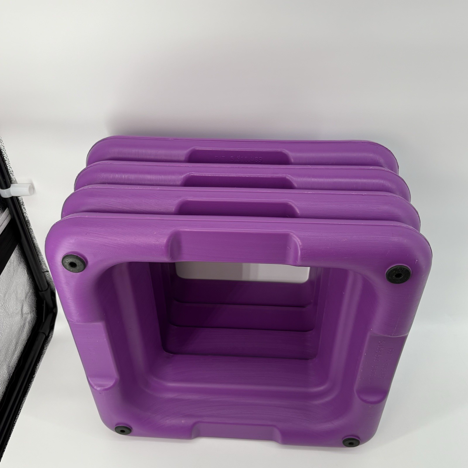 Vintage THE STEP Original Exercise 43" Aerobic Stepper w/ 4 Risers Free Shipping