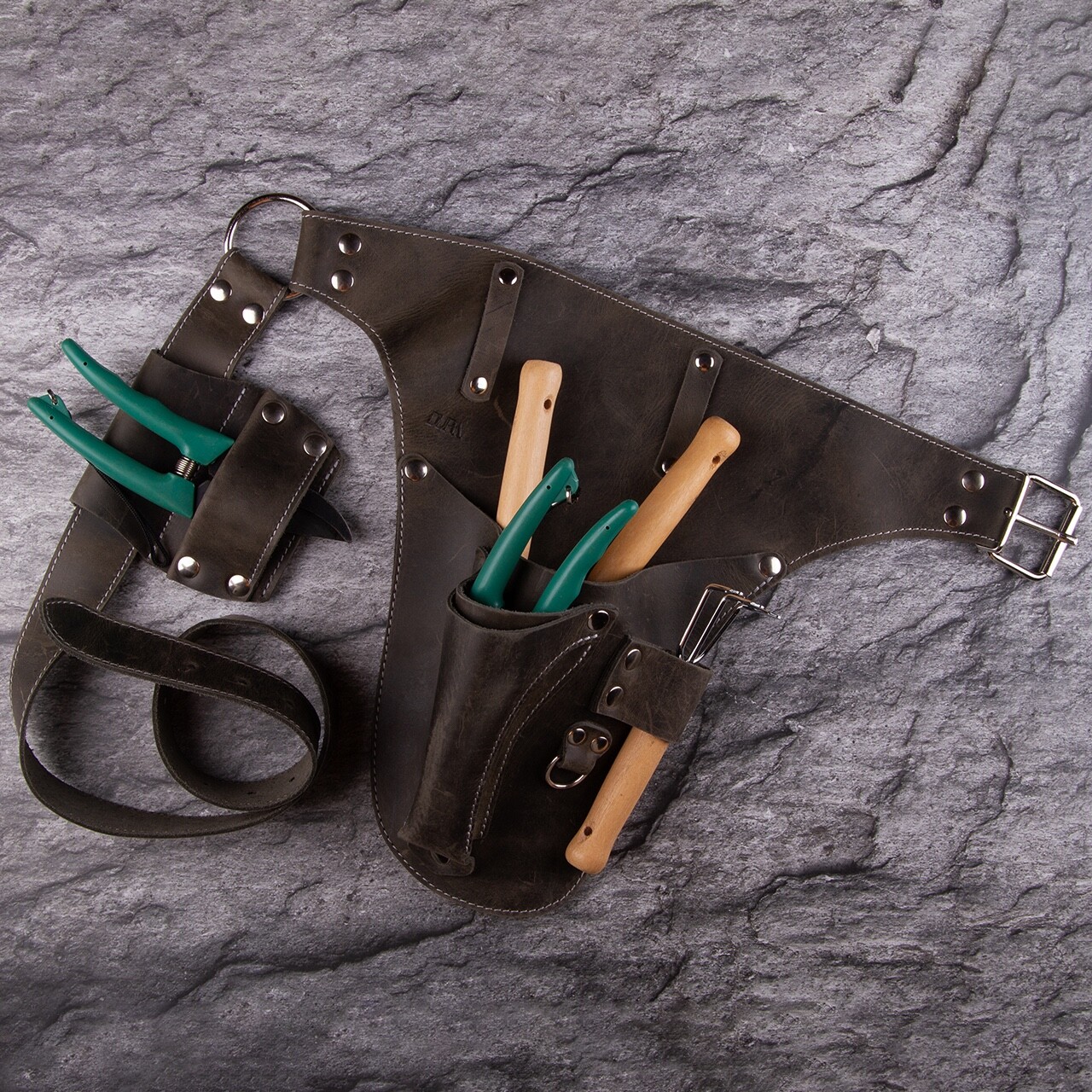 Leather Tool Belt. Personalized florist Tool Belt Leather, Gardening Belt