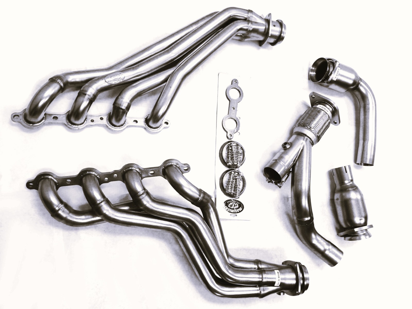 OBX Stainles Long Tube Manifold 2006-09 Chevy Trailblazer SS GMC Envoy SS 6L 4WD