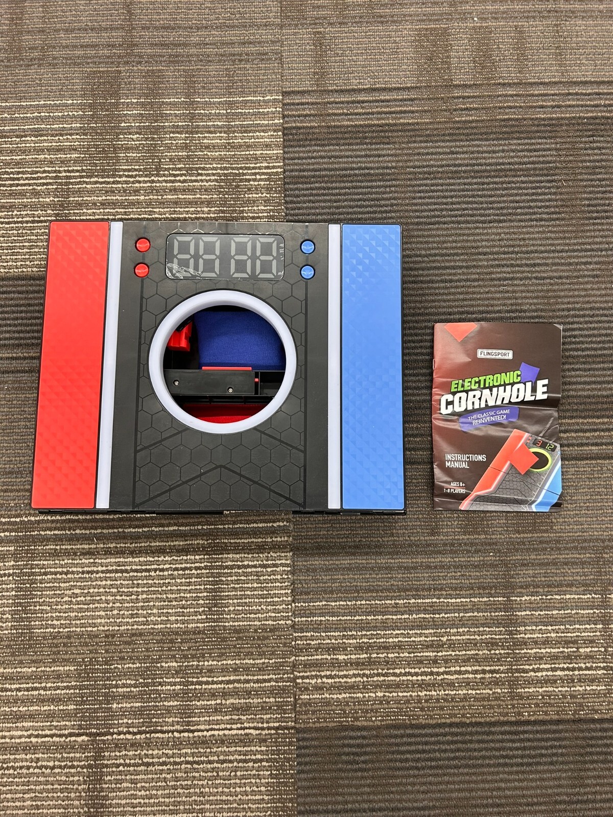 Electronic Cornhole Board Set, Remote, Cancellation Scoring System - OPEN BOX